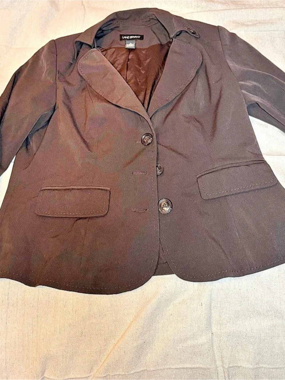 Lane Bryant Brown Blazer Size 18